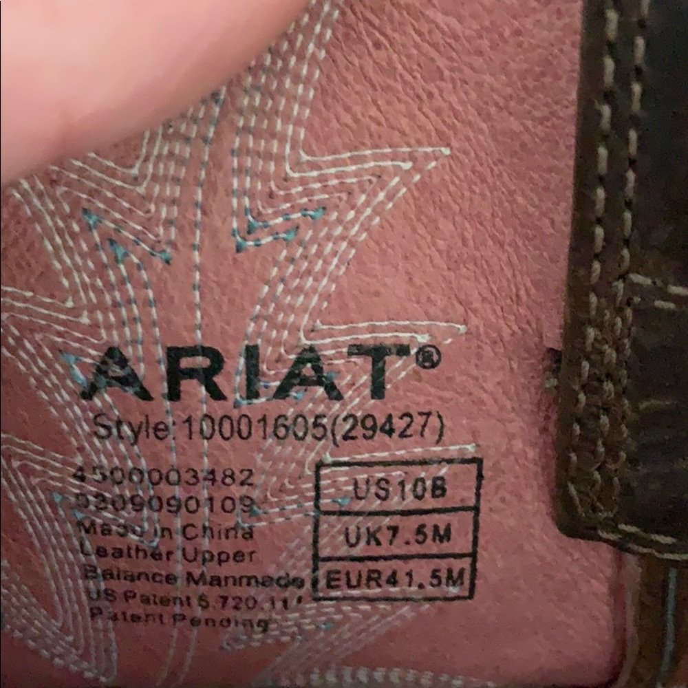 Ariat Stockman Saddle Vamp Cowgirl western Boot 10 - Picture 7 of 8